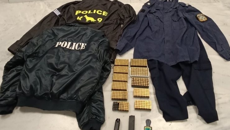 Χανιά: 53χρονος στον Πλατανιά συνελήφθη με εκατοντάδες φυσίγγια και στολές αστυνομίας και πολεμικού ναυτικού (φωτο)