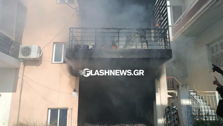 Χανιά: Στις φλόγες σπίτι (φωτο – video)