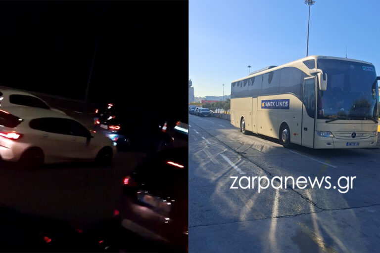 Γιορτινό χάος για τους επιβάτες του ΚΤΕΛ Θεσσαλονίκη - Χανιά (φωτο - video)