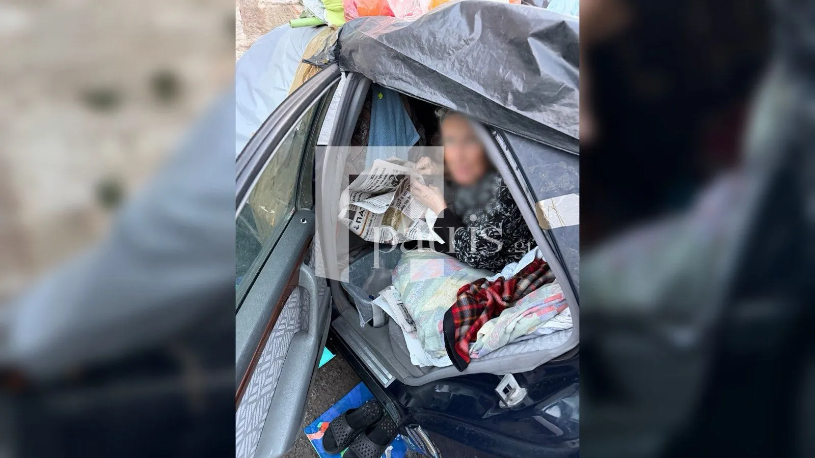 Κρήτη: 87χρονη ζει σε… εγκαταλελειμμένο αυτοκίνητο - «Είμαι γερή κράση, θέλω να δουλέψω» (φωτο)