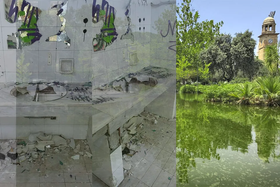 Χανιά: Τα έκαναν γυαλιά – καρφιά στις τουαλέτες: Άσχημες εικόνες στο Πάρκο Ειρήνης και Φιλίας (φωτο)