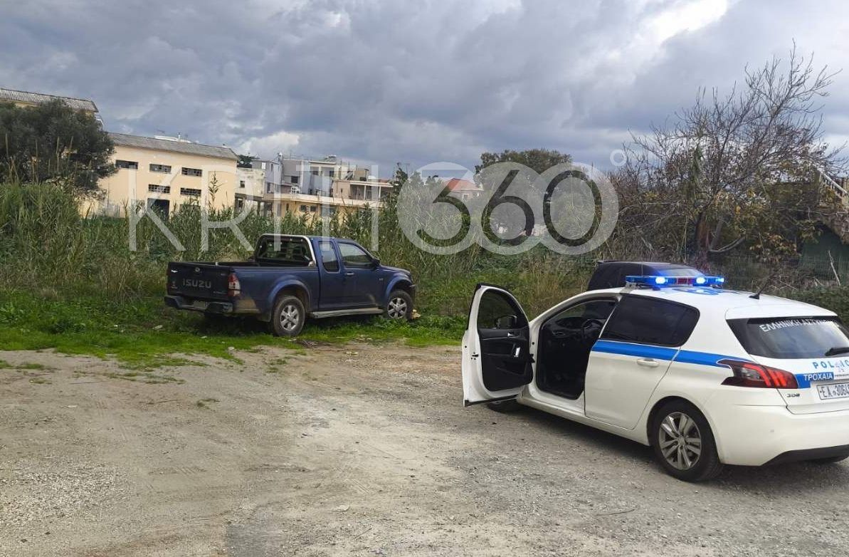 Χανιά: Εντοπίστηκε το αγροτικό που εμπλέκεται στο τροχαίο στον Πλατανιά – Αναζητείται ο οδηγός (φωτο)