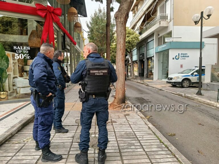 Χανιά: Αναστάτωση στο κέντρο της πόλης μετά από πυροβολισμούς (φωτο)