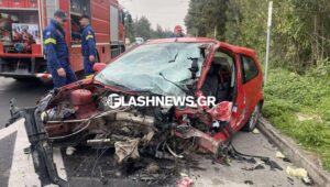 Τραγωδία στα Χανιά: Νεκρή γυναίκα σε θανατηφόρα καραμπόλα στον ΒΟΑΚ (φωτο)