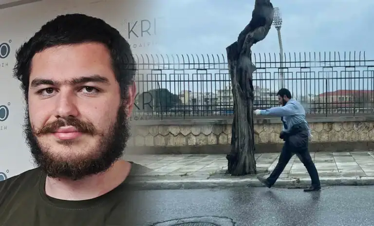 Χανιά: Ποιος είναι ο φοιτητής που παρέλασε μόνος του και συγκίνησε – «Ήταν μια δικαίωση για μένα» (video)
