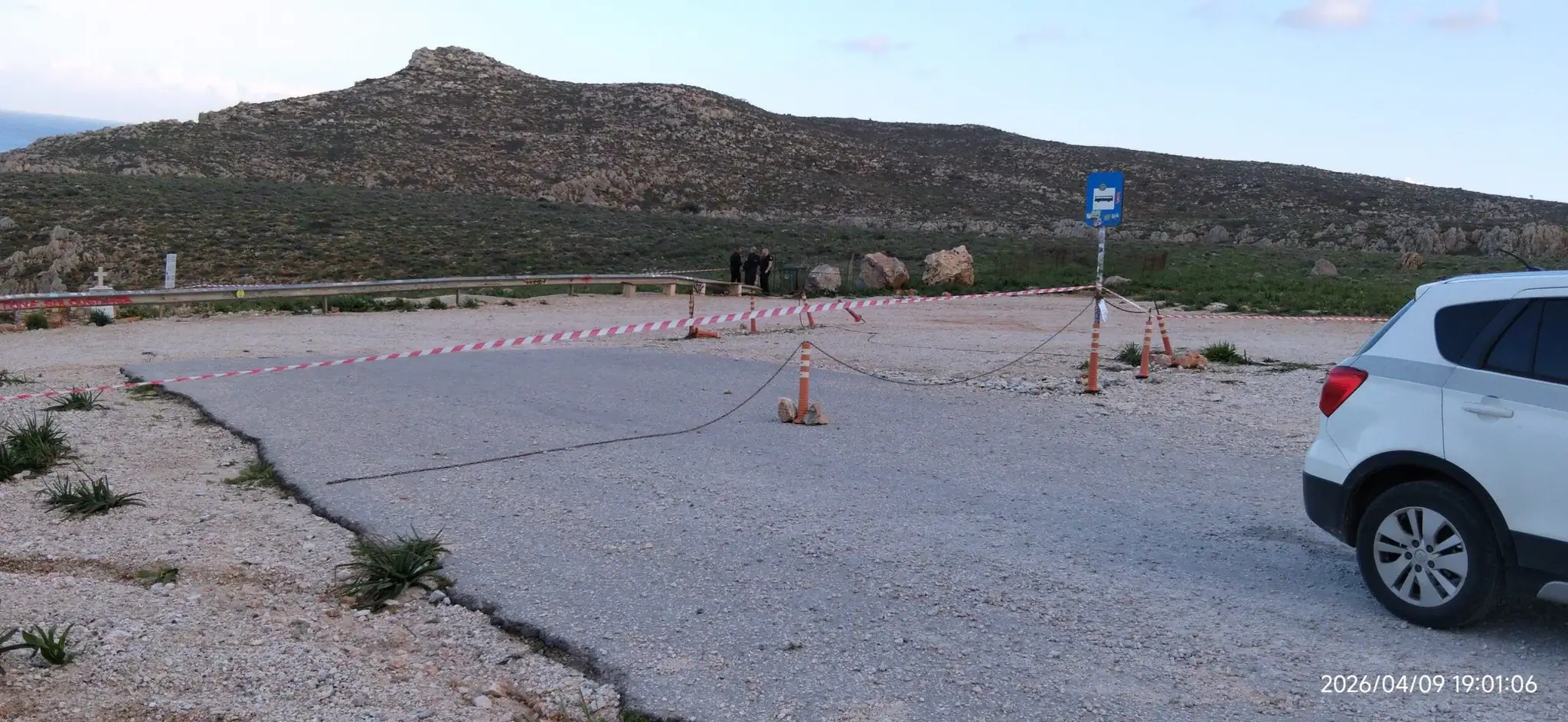 Χανιά: Απαγόρευση διέλευσης στα Σεϊτάν Λιμάνια λόγω πτώσης βράχων (φωτο)