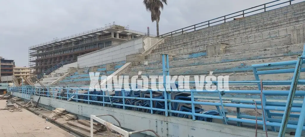 Χανιά: Κίνδυνος καθυστερήσεων για το κολυμβητήριο της Νέας Χώρας (φωτο)