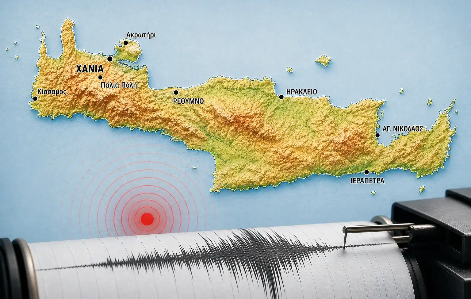Νέος σεισμικός χάρτης: Τι δείχνει το “πορτοκαλί” για τα Χανιά - Πόσο ασφαλή είναι τα κτίρια σε παλιά πόλη και Ακρωτήρι