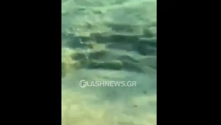 Χανιά: Εντοπίστηκε οβίδα στην θάλασσα, λίγα μέτρα από την αμμουδιά (video)