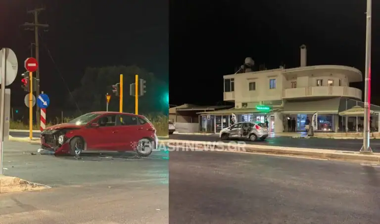 Χανιά: Σφοδρή σύγκρουση δύο αυτοκινήτων στην…γνωστή διασταύρωση (φωτο)