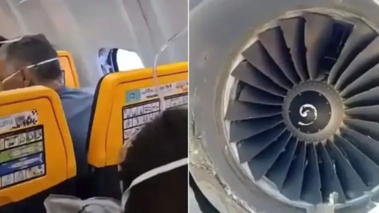 Βίντεο-ΣΟΚ: Έτσι έγινε ο κινητήρας της Ryanair που εξερράγη εν πτήσει, με αποτέλεσμα να σπάσει παράθυρο και να «ρουφήξει» επιβάτη!
