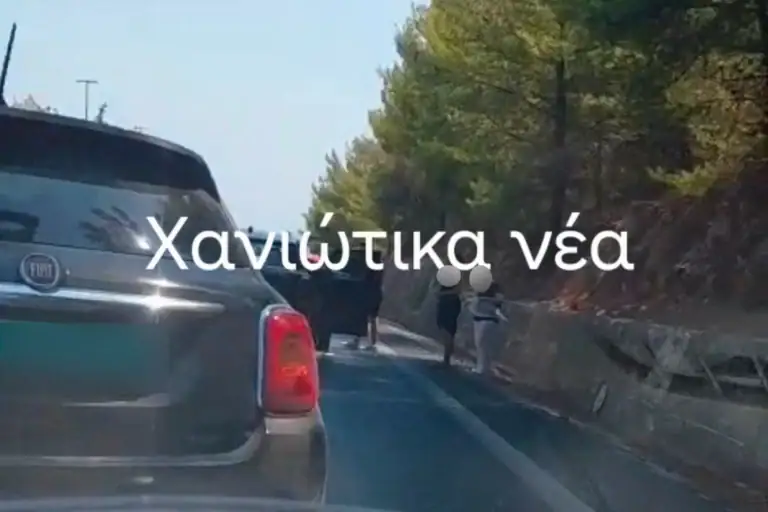Χανιά: Τροχαίο ατύχημα στον ΒΟΑΚ – “Σημειωτόν” η κίνηση