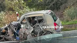 Χανιά: Τραγωδία στον ΒΟΑΚ, στον κόμβο Πλατανιά – Νεκρός οδηγός, τραυματίες μια γυναίκα και ένα παιδί (φωτο)