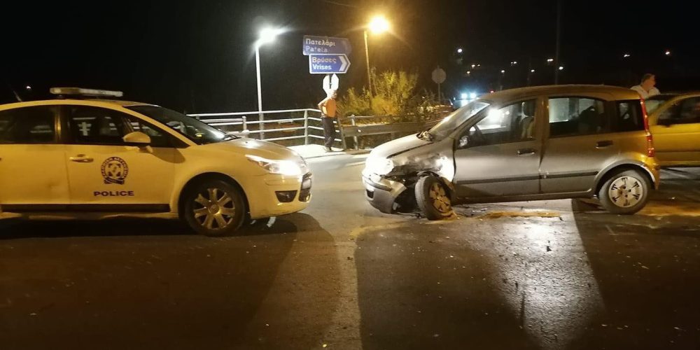 Χανιά: Σφοδρή σύγκρουση οχημάτων στον κόμβο του Πλατανιά – Μία τραυματίας