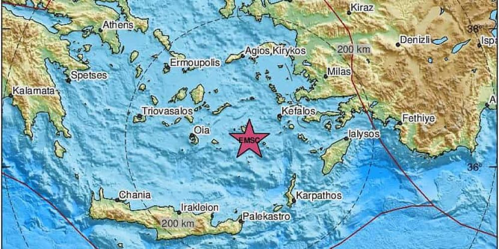 Ισχυρή σεισμική δόνηση έγινε αισθητή στην Κρήτη