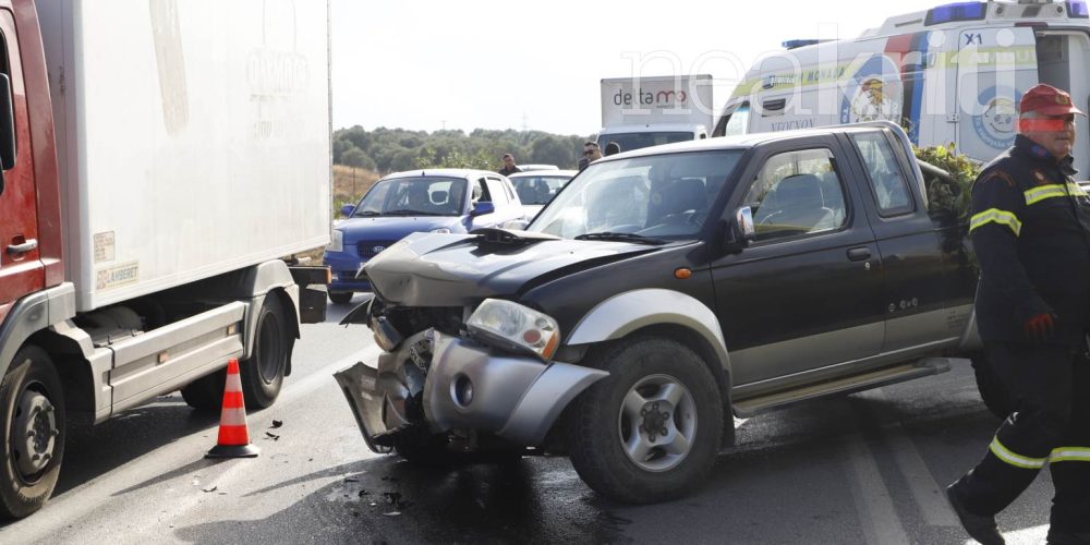 Κρήτη: Νέο τροχαίο σε δρόμο καρμανιόλα – Πέντε τραυματίες (φωτο)