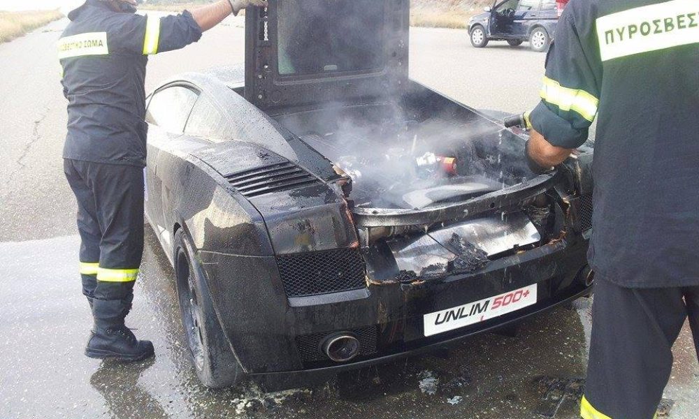 Κρήτη: Αυτοκίνητο έφτασε τα 391χλμ/ώρα και μετά άρπαξε φωτιά!