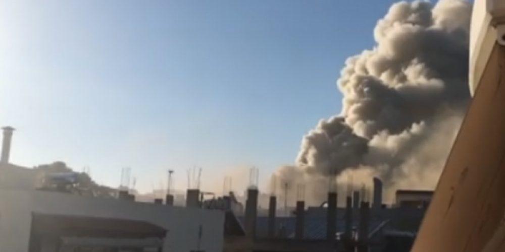 Μεγάλη φωτιά σε κτήρια του Πανεπιστημίου Κρήτης, κοντά στο Νοσοκομείο (Photos-Video)