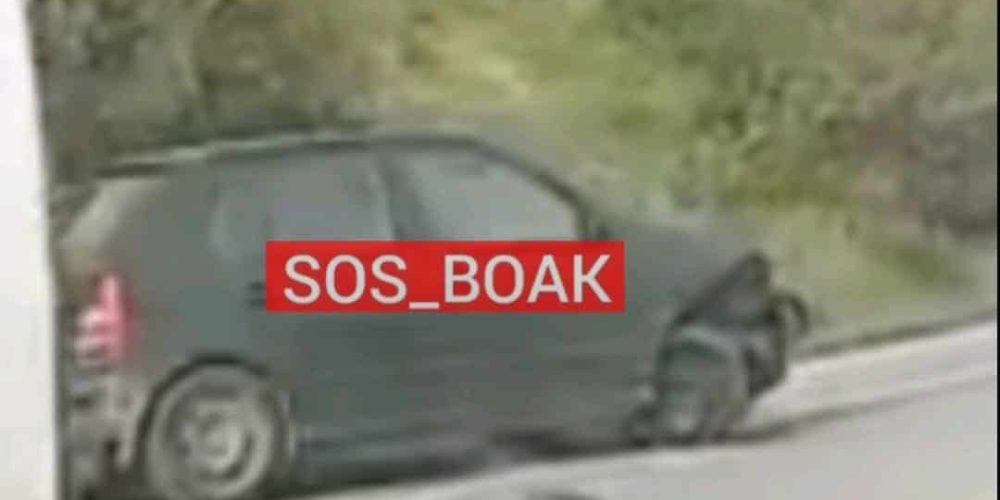 Χανιά: Τρομακτικό τροχαίο στην εθνική οδό καταγράφηκε σε βίντεο (video)