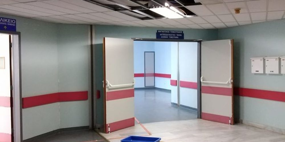 Χανιά: Μπάζει για άλλη μια φορά το νοσοκομείο των Χανίων (φωτο)