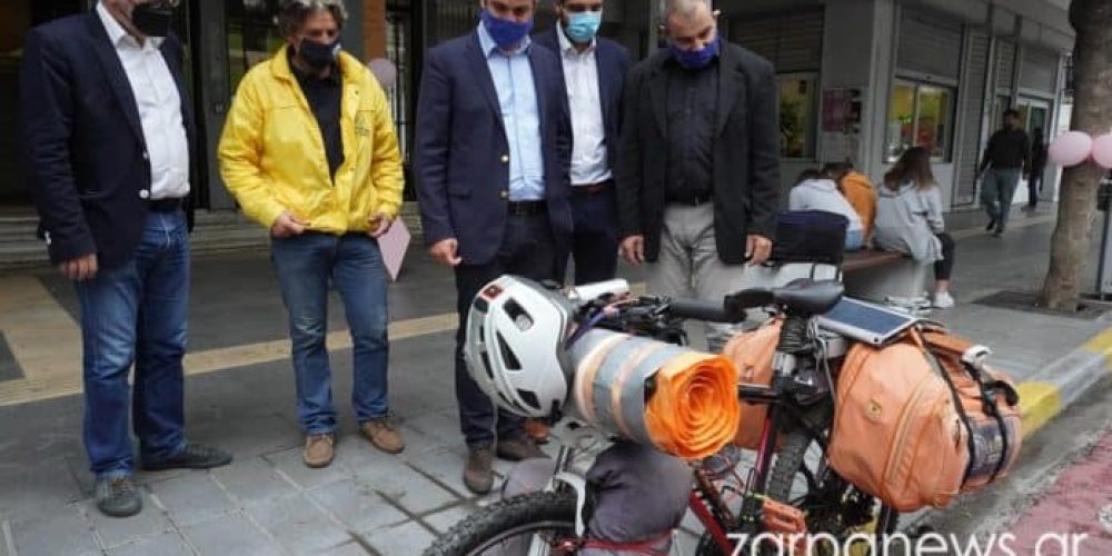 Μετά από 174 μέρες στο ποδήλατο… Επέστρεψε ο Χανιώτης ποδηλάτης που έκανε τον γύρο της Ελλάδας
