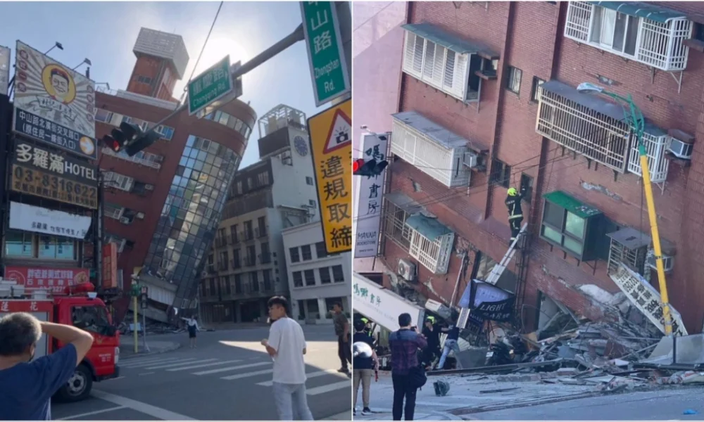 Σεισμός 7,5 Ρίχτερ στην Ταϊβάν: 4 νεκροί και 50 τραυματίες - Τουλάχιστον 26 τα κτήρια που έγειραν ή κατέρρευσαν