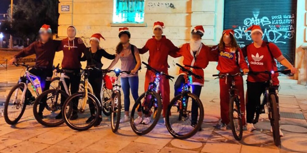 Χανιά: Έγινε το… Santa Bike Run – Ποδηλατάδα ντυμένοι Άι-Βασίληδες (video)