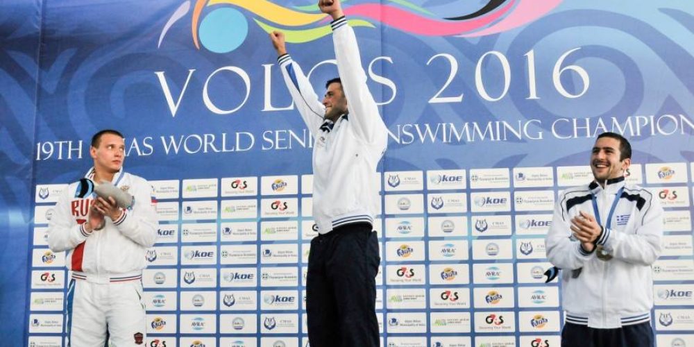 Ο παγκόσμιος πρωταθλητής Αντώνης Τσουρουνάκης…