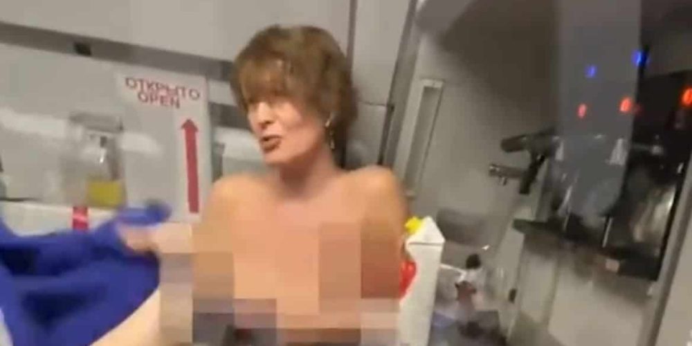 Χαμός σε πτήση με ημίγυμνη γυναίκα που προσπάθησε να μπει στο πιλοτήριο (video)