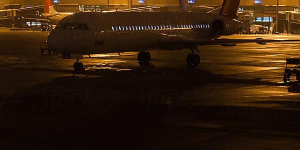 Καθηλώθηκε αεροσκάφος στο αεροδρόμιο Χανίων μετά από πρόσκρουση με όχημα