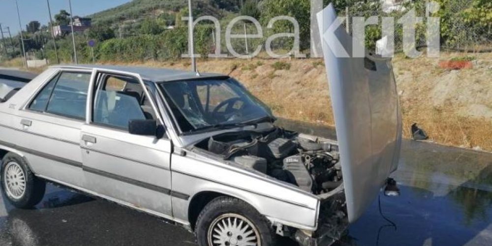 Κρήτη :Σοβαρό τροχαίο στην εθνική με τραυματίες και εγκλωβισμό