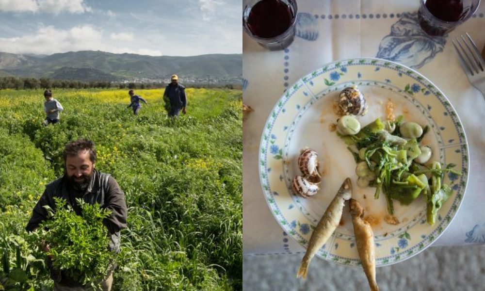 Κρήτη: Ρεπόρτερ του National Geographic μαζεύει χόρτα, μαγειρεύει και κουζουλαίνεται με τους Κρητικούς! (Photos)