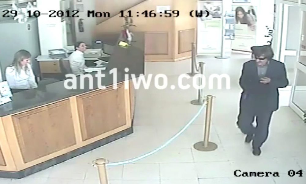Βίντεο: γνωστός ηθοποιός λήστεψε τράπεζα στην Κύπρο!