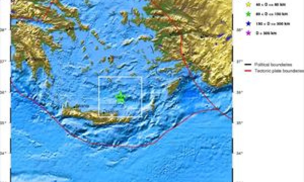 Νέα σεισμική δόνηση τα ξημερώματα στη Κρήτη