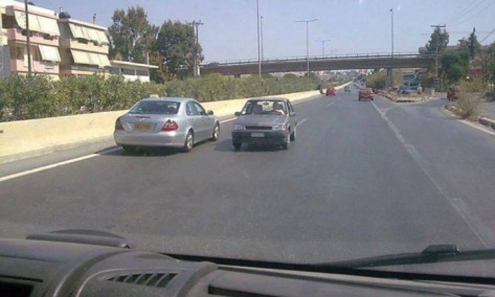 Κρήτη:Οδηγός μπήκε ανάποδα στην εθνική οδό και συνέχιζε αμέριμνος! (Photo)