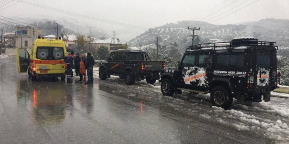 Χανιά: Άφησαν τα σπίτια τους και έτρεξαν στον χιονιά για να σώσουν άνθρωπο