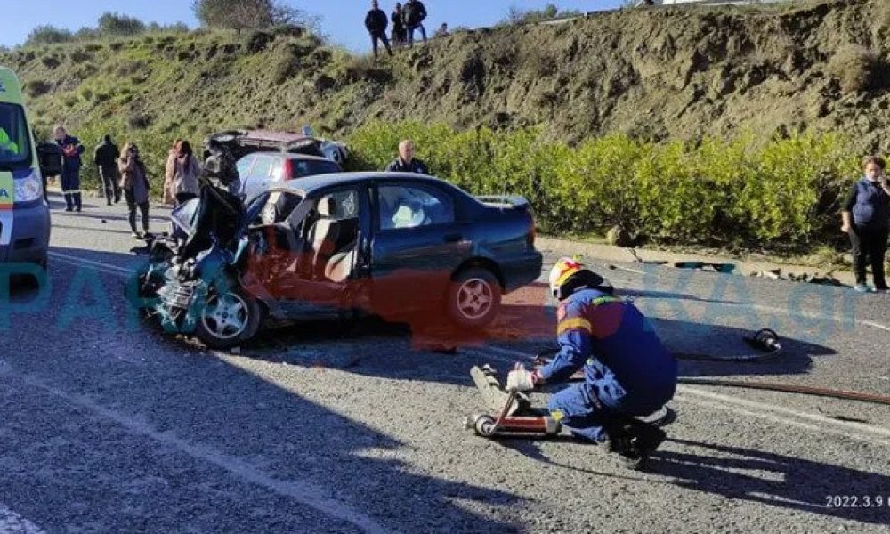 Τραγωδία στην Κρήτη: Σκοτώθηκε ζευγάρι σε μετωπική σύγκρουση τριών οχημάτων! (φωτο)