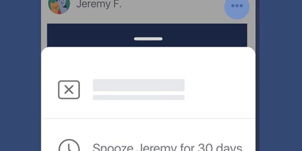 Facebook: Επίσημο το κουμπί προσωρινής σίγασης (snooze) για φίλους, σελίδες και groups (Video)