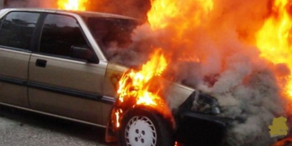 Κάηκε αυτοκίνητο στα Χανιά