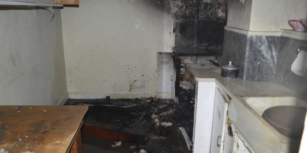 Χανιά: Φωτιά σε σπίτι στην Νέα Χώρα (φωτο)