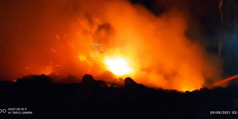 Χανιά: Φωτιά απείλησε περιοχή του Πλατανιά τα ξημερώματα (φωτο)