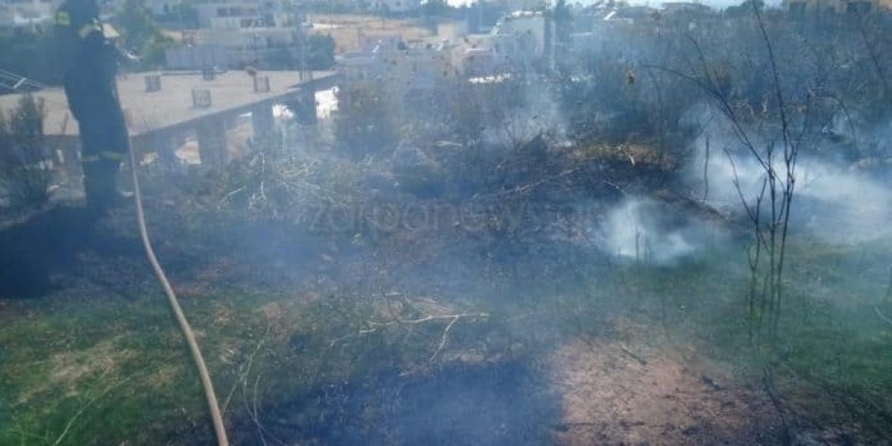 Xανιά : Συναγερμός για φωτιά στα Λενταριανά κοντά σε κατοικημένη περιοχή (Photos)