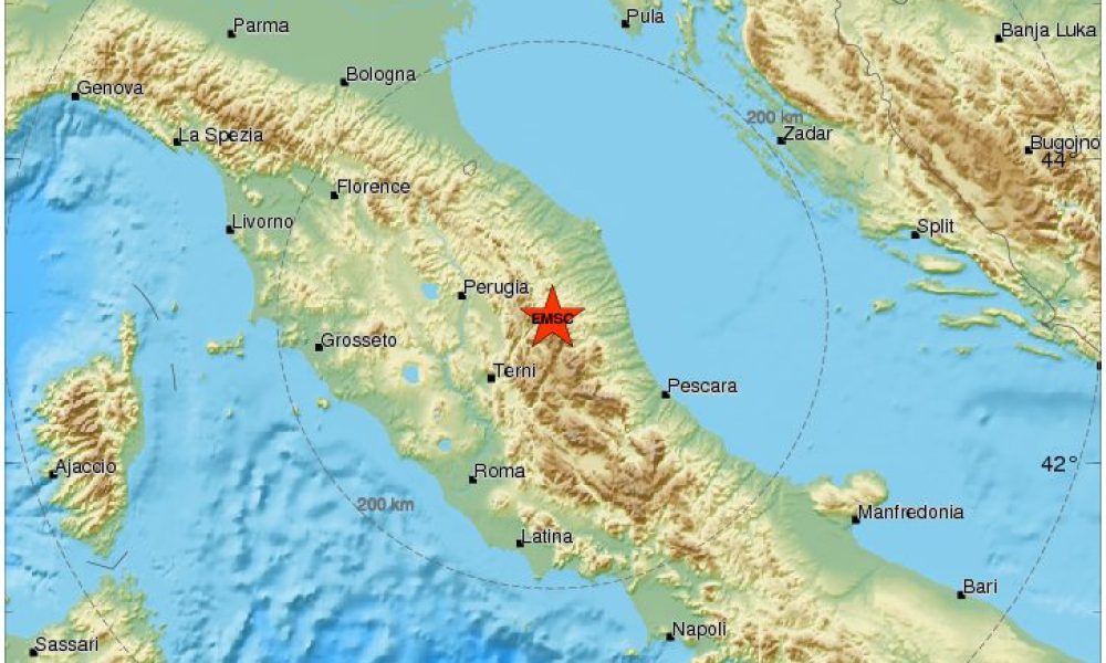 Νέος σεισμός 6,7 Ρίχτερ στην κεντρική Ιταλία