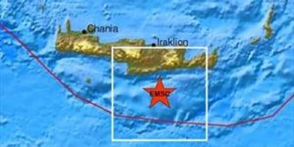 Σεισμός 4,8 Ρίχτερ ταρακούνησε την Κρήτη