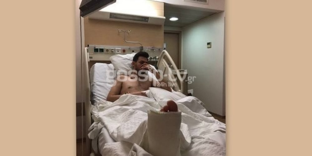 Πάνος Καλίδης: Το πρώτο μήνυμα της συζύγου του μετά τον τραυματισμό του! (φωτο)