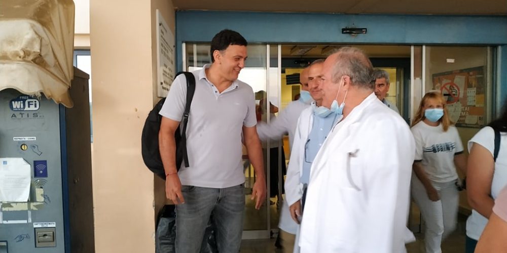 Χανιά: Β. Κικίλιας: “Ενισχύεται το Νοσοκομείο με μοριακό αναλυτή για τεστ κορωνοϊου”(φωτο)