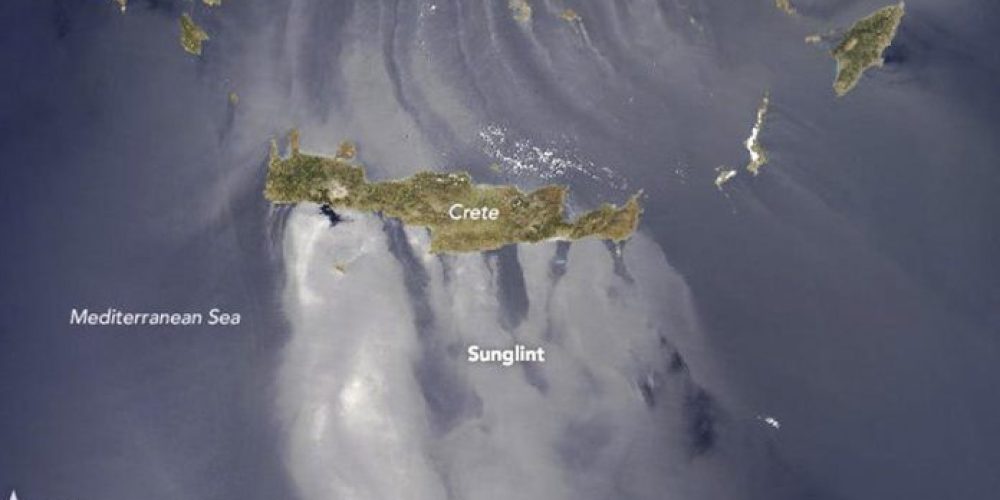 Κρήτη: Έχουμε την πιο όμορφη εικόνα του κόσμου!  Η NASA και το φαινόμενο sunlight (Photo)