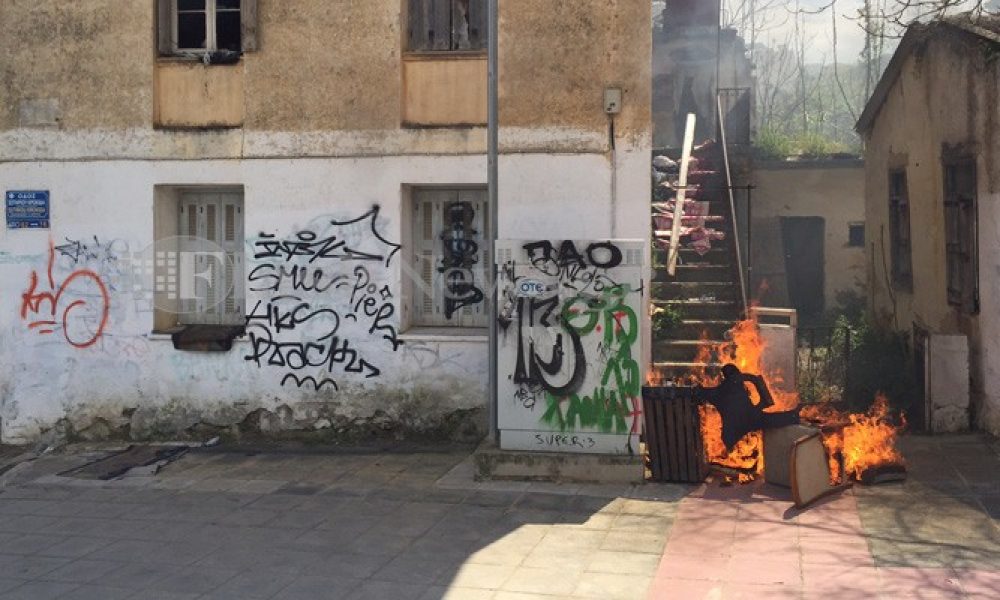 Πυρκαγιά σε οικία στην οδό Κροκιδά των Χανίων