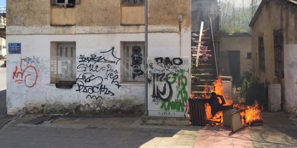 Πυρκαγιά σε οικία στην οδό Κροκιδά των Χανίων