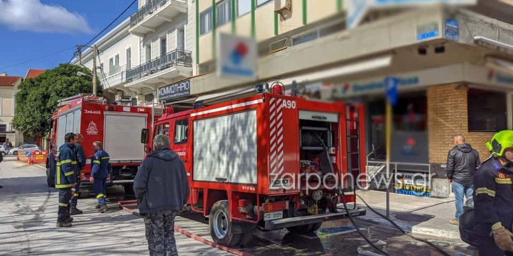 Χανιά: Αναστάτωση στο κέντρο της πόλης μετά από φωτιά σε πιτσαρία (φωτο)